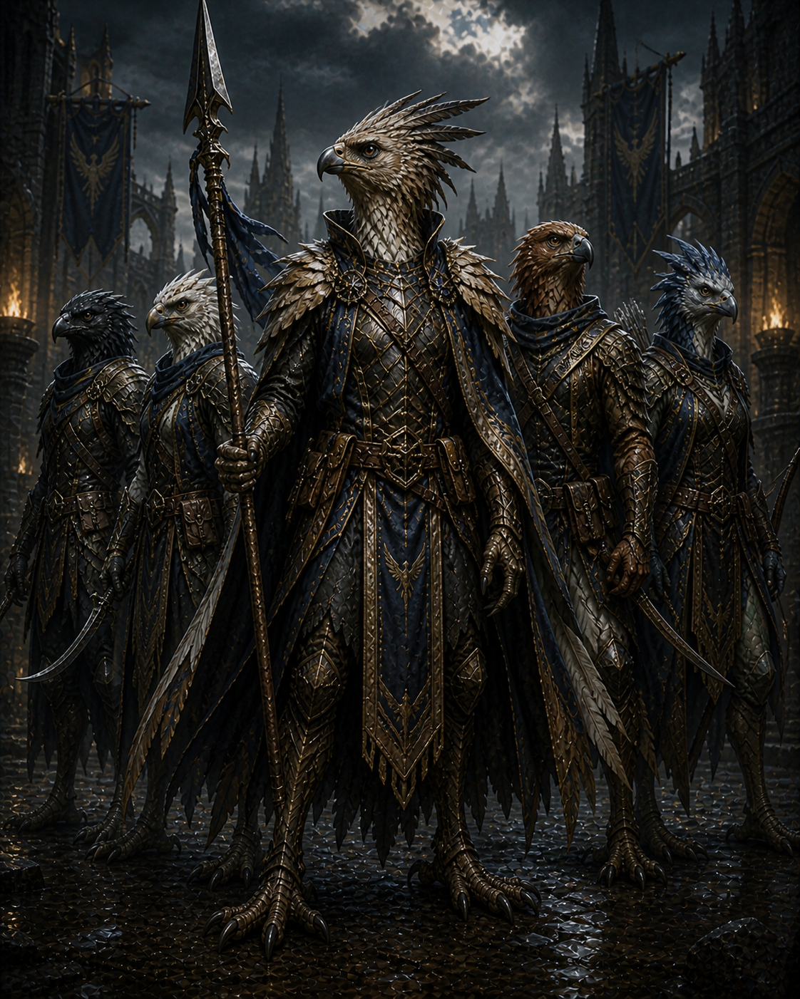 Avian race portrait