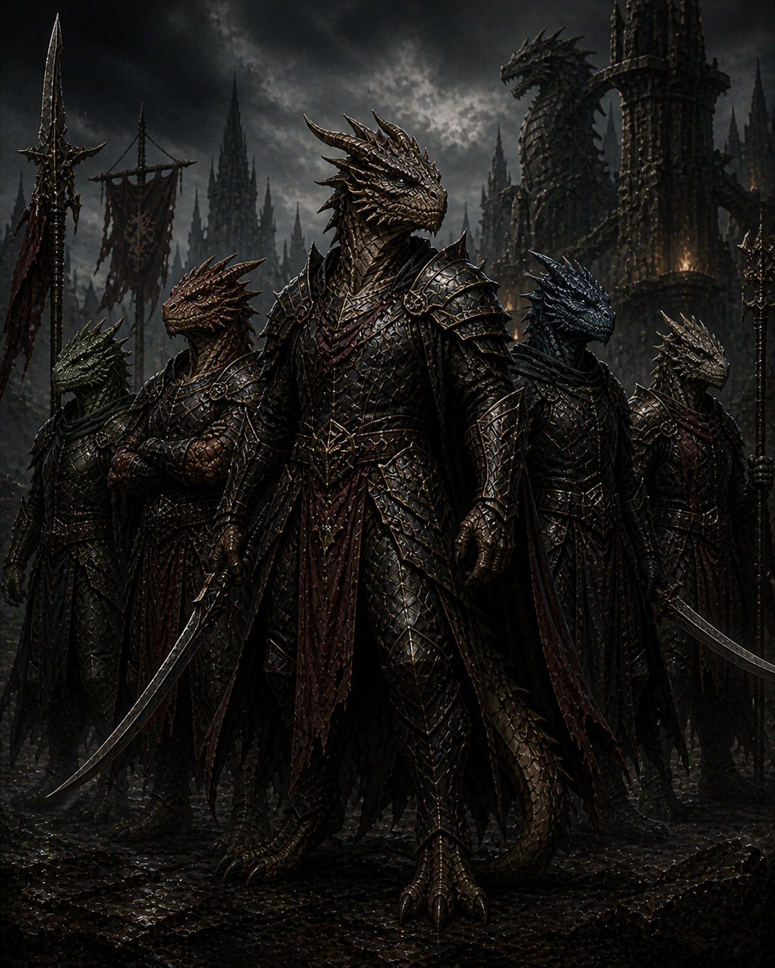 Draconid race portrait